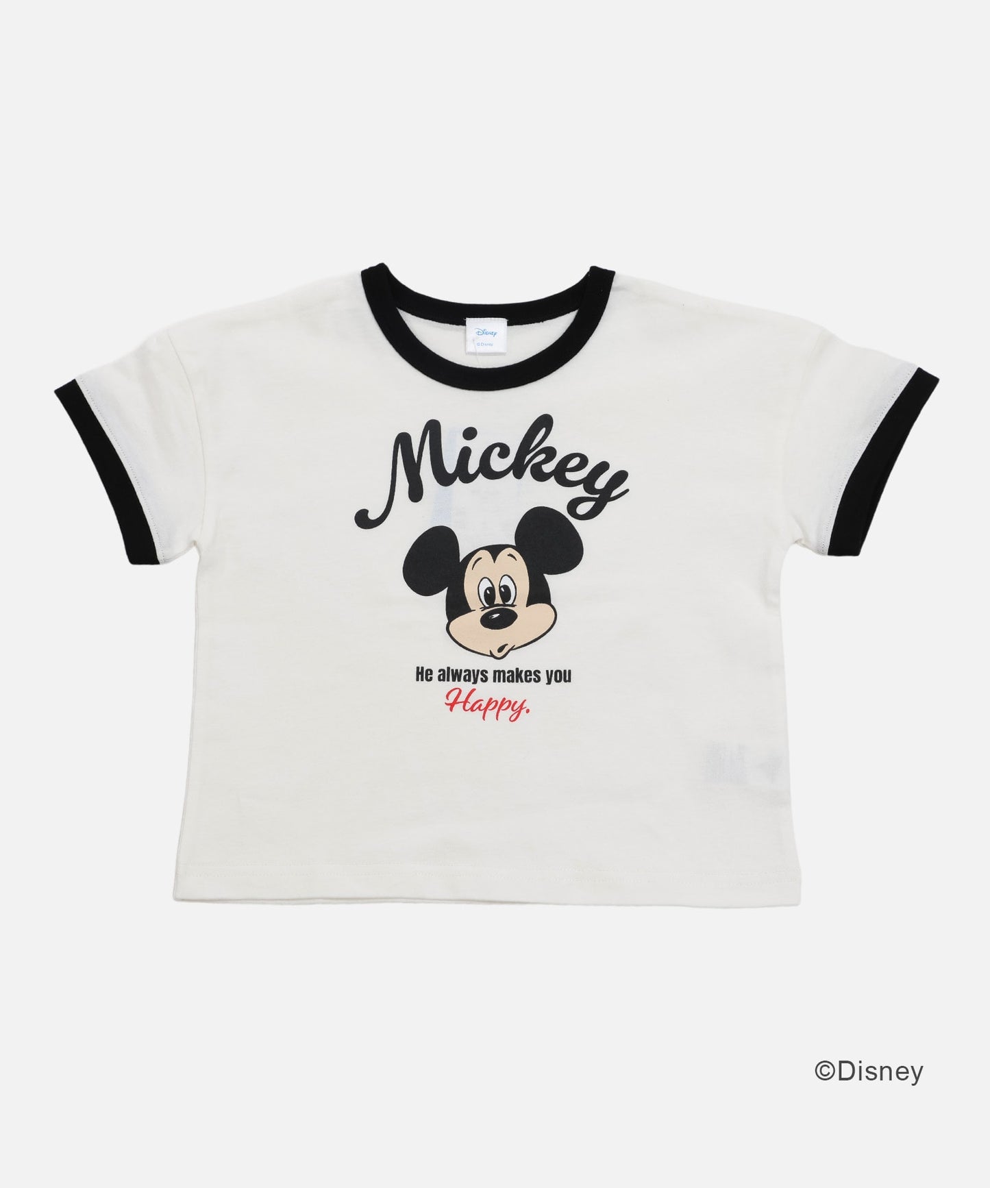 〈ディズニー〉ミッキーマウス/半袖Tシャツ