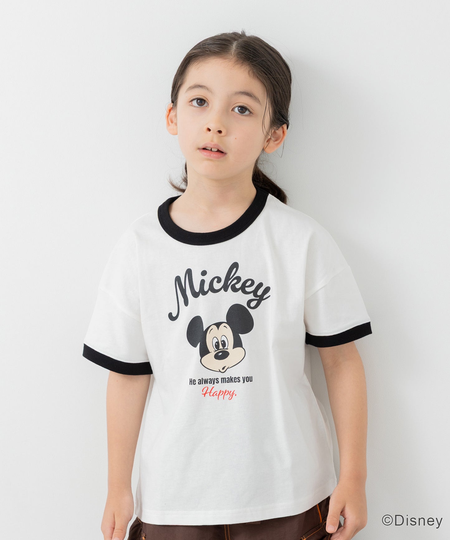 〈ディズニー〉ミッキーマウス/半袖Tシャツ
