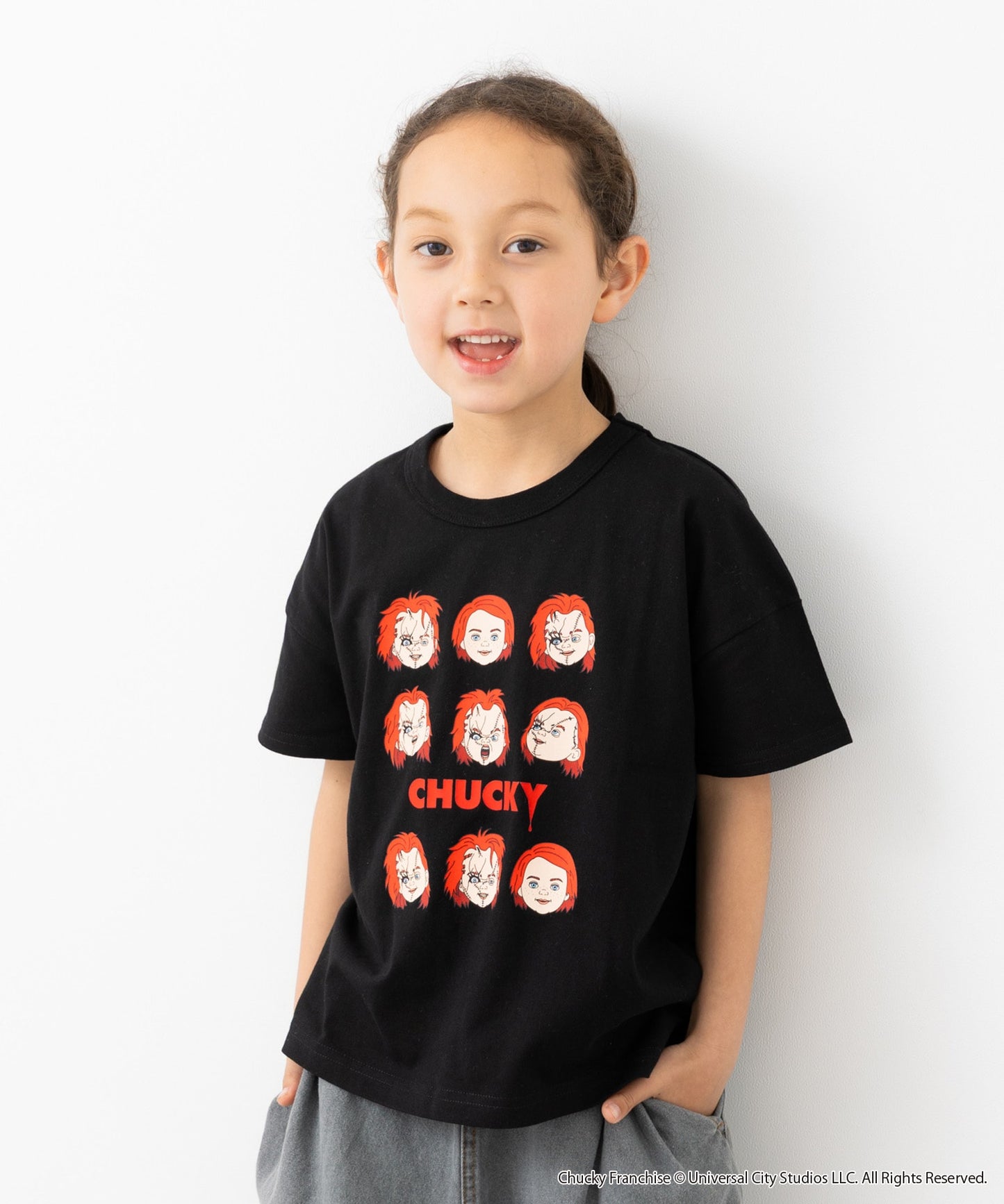 〈ユニバーサル〉チャッキー半袖Tシャツ