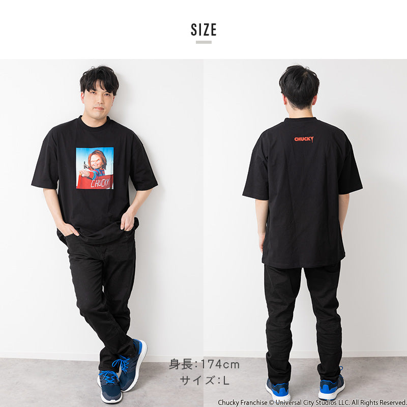 〈ユニバーサル〉チャッキー半袖Tシャツ（大人）