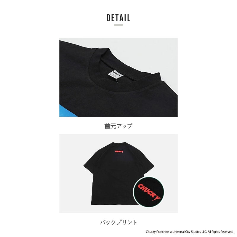 〈ユニバーサル〉チャッキー半袖Tシャツ（大人）