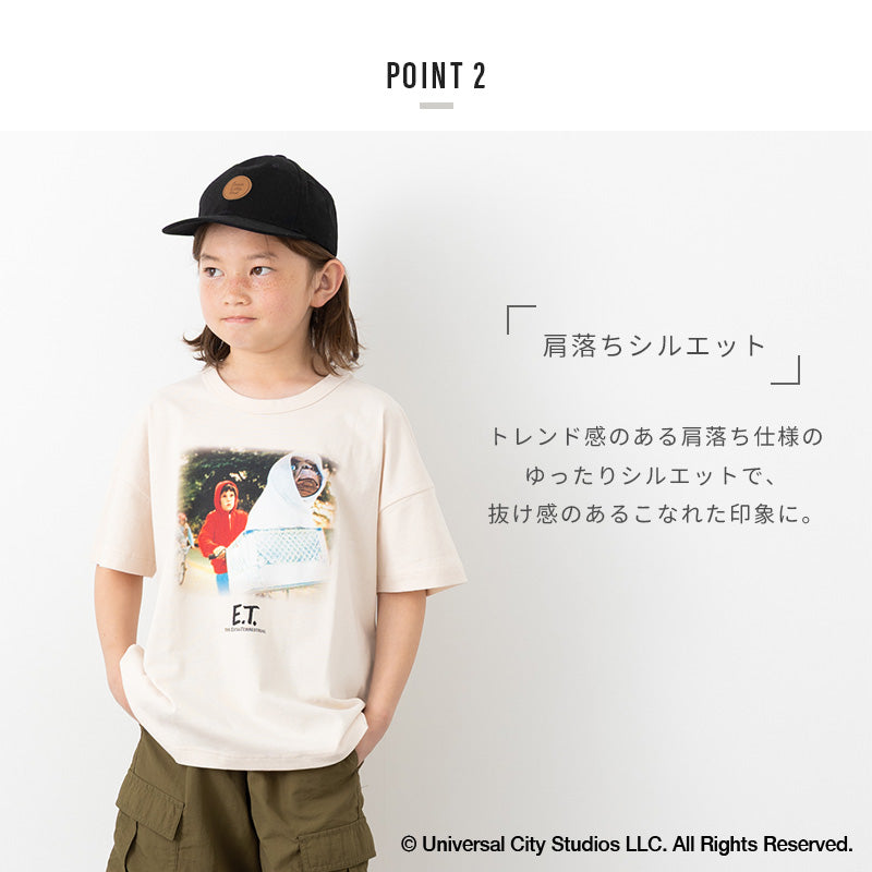 〈ユニバーサル〉E.T.半袖Tシャツ