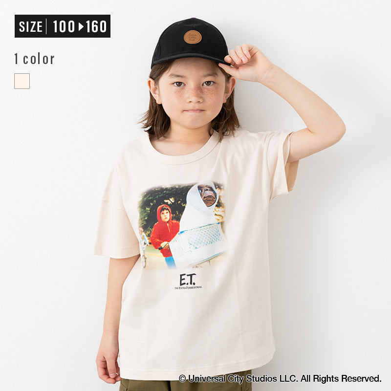 〈ユニバーサル〉E.T.半袖Tシャツ