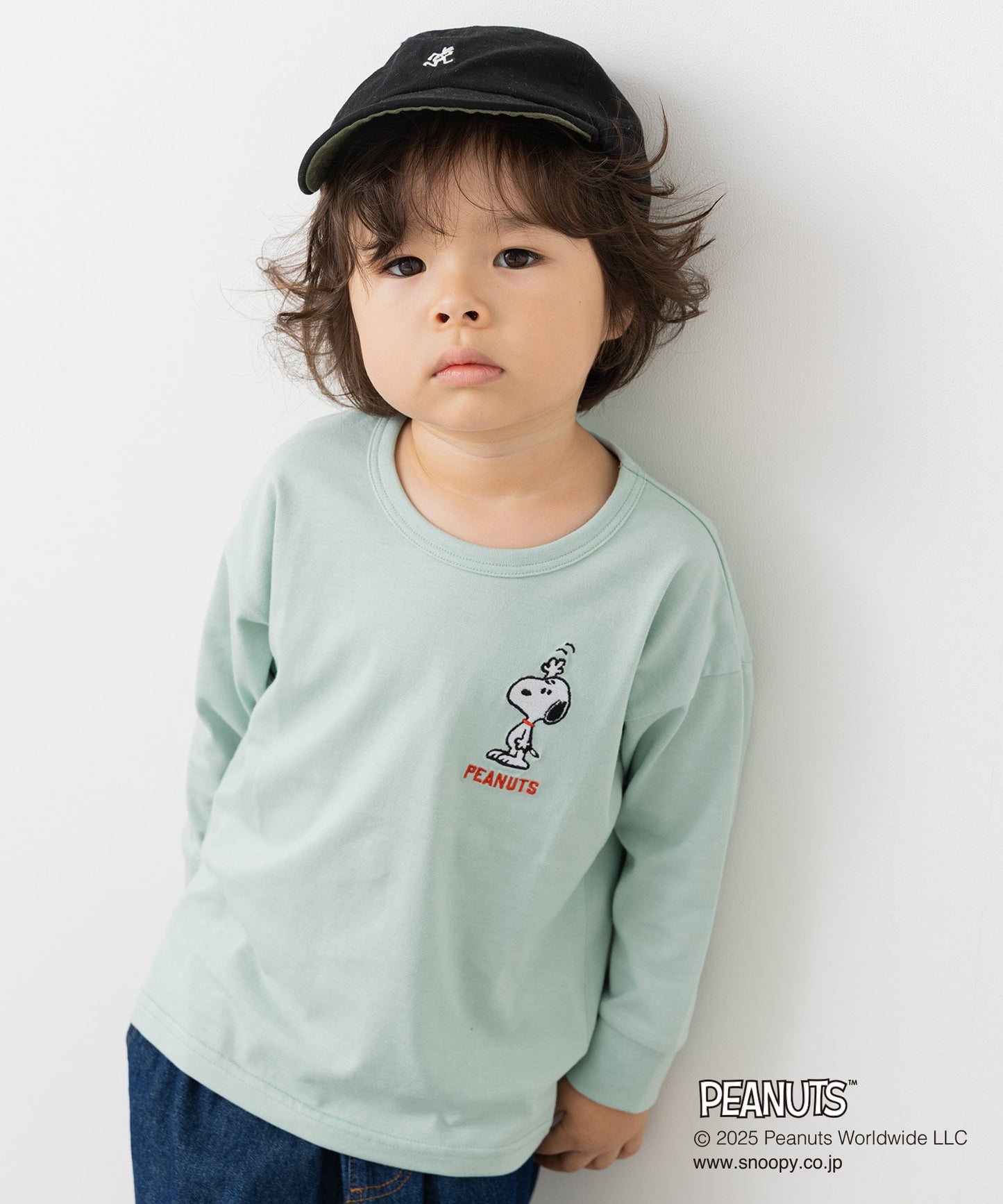 〈ピーナッツ〉長袖Tシャツ