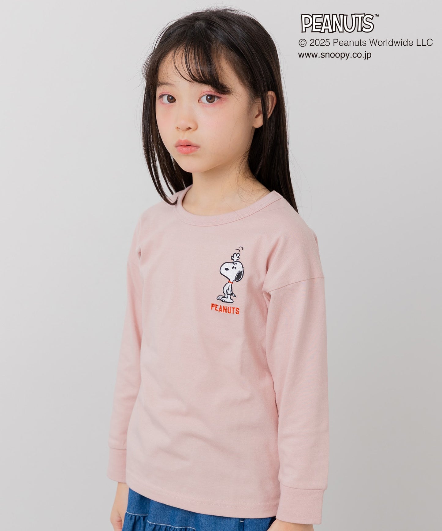 〈ピーナッツ〉長袖Tシャツ