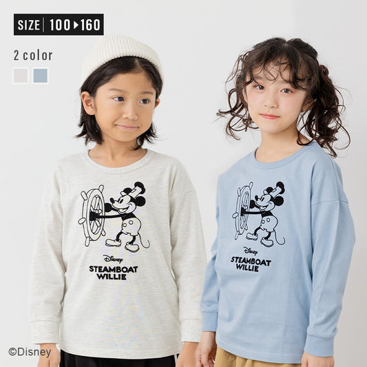 〈ディズニー〉ミッキーマウス/長袖Tシャツ
