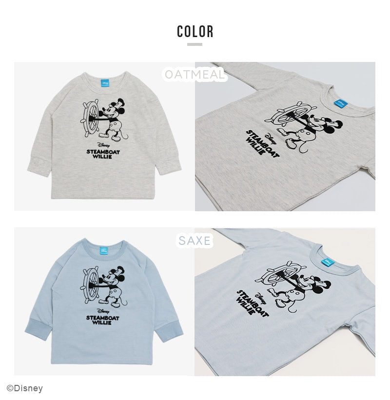 〈ディズニー〉ミッキーマウス/長袖Tシャツ