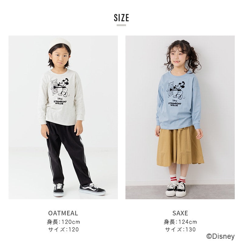 〈ディズニー〉ミッキーマウス/長袖Tシャツ