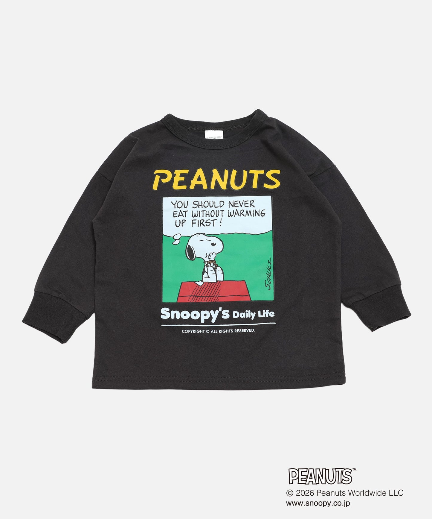 〈ピーナッツ〉長袖Tシャツ